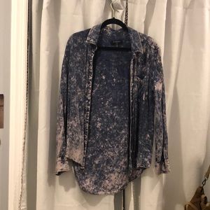 Comfortable and light “denim” style jacket/button